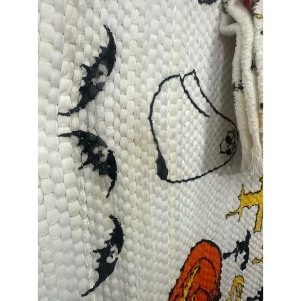 Vintage Halloween Kitchen Set NWT 80s Cindis Kitchen Rug Towel Dishcloth Kitsch